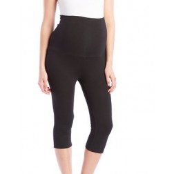 MATERNITY FOLD OVER CAPRI LEGGING