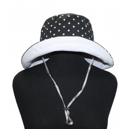 WIDE SUNBLOCKING REVERABLE  BUCKET HAT