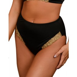 Golden Embroidered Highwaist Panty